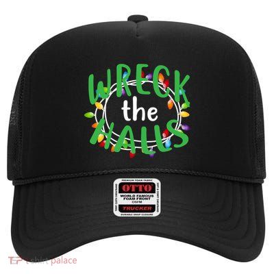 Wreck The Halls High Crown Mesh Back Trucker Hat