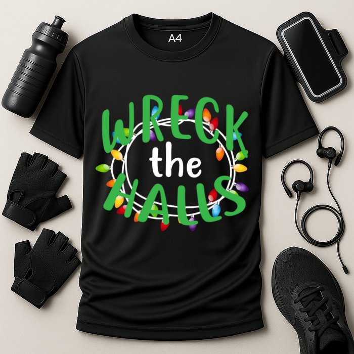 Wreck The Halls Cooling Performance Crew T-Shirt