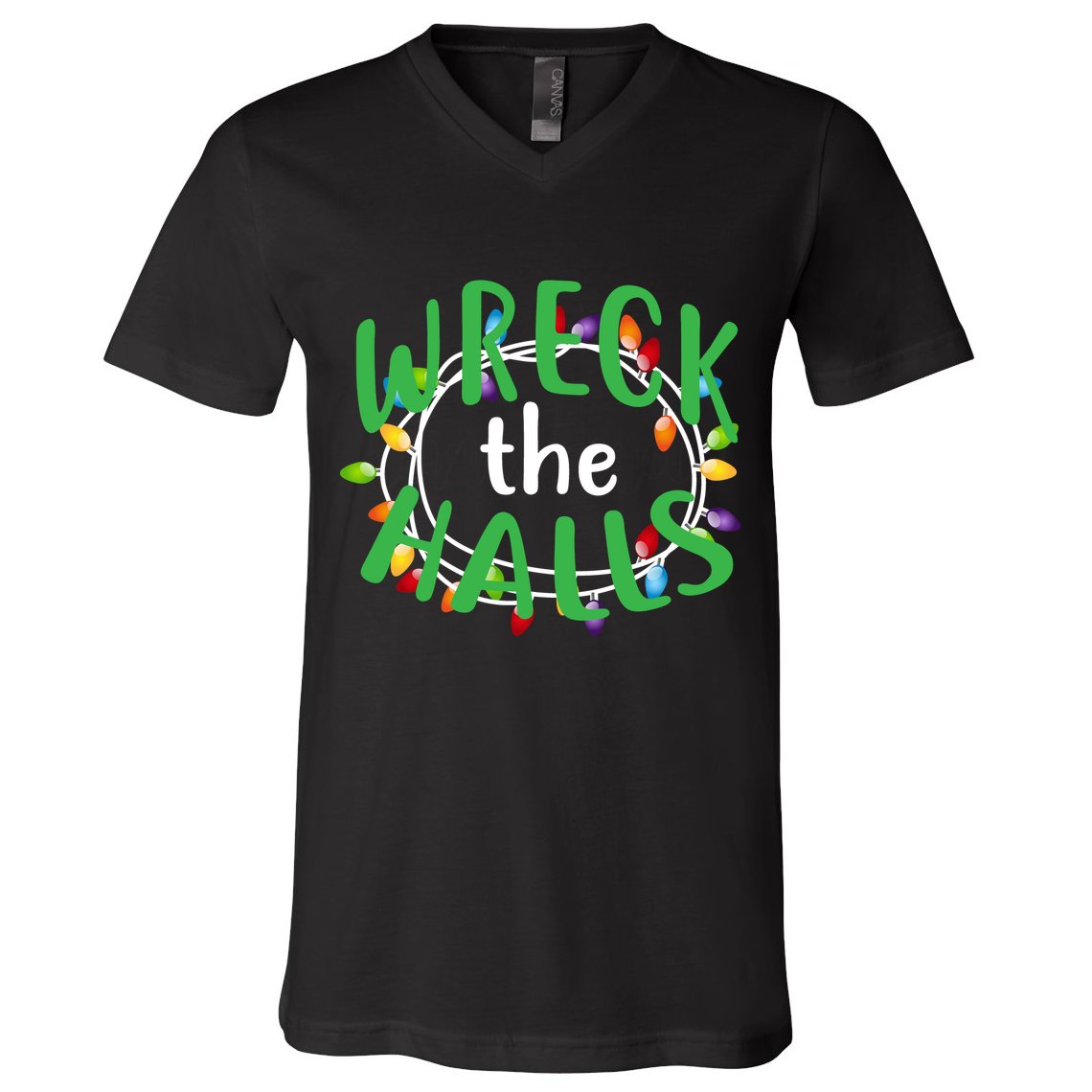 Wreck The Halls V-Neck T-Shirt