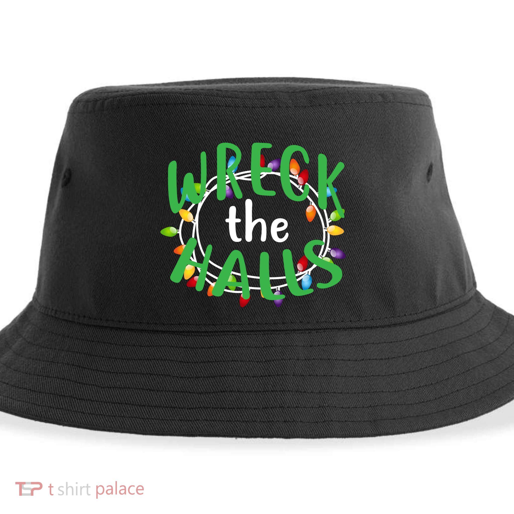 Wreck The Halls Sustainable Bucket Hat