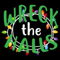 Wreck The Halls Cooling Performance Long Sleeve Crew