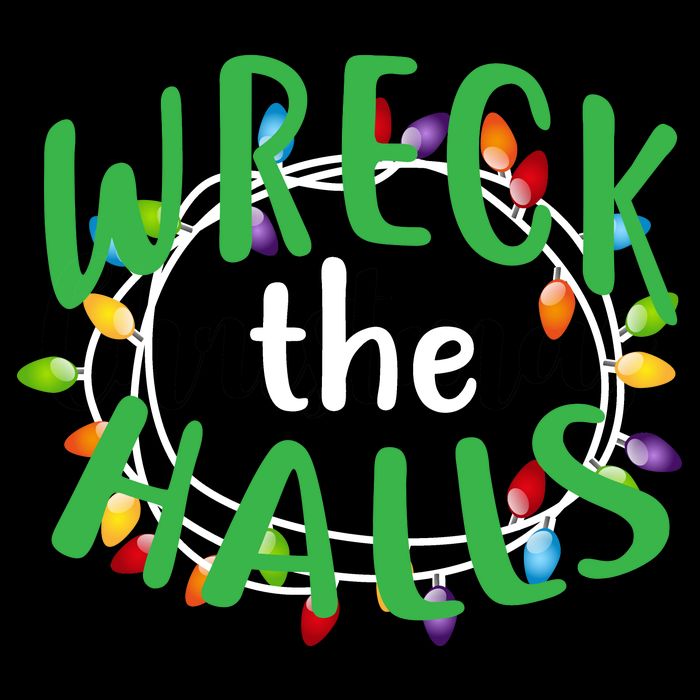 Wreck The Halls Cooling Performance Long Sleeve Crew