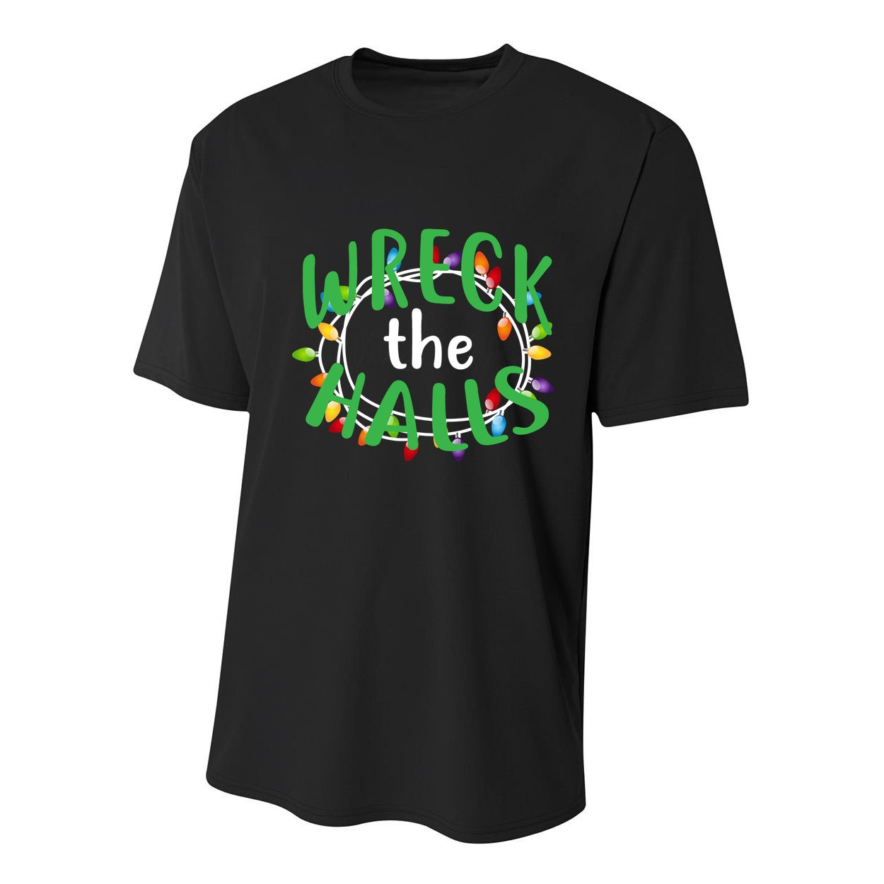 Wreck The Halls Youth Performance Sprint T-Shirt