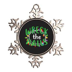 Wreck The Halls Metallic Star Ornament