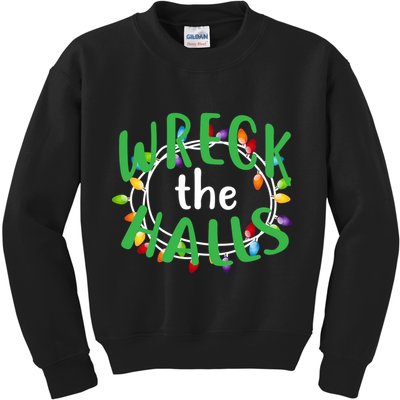 Wreck The Halls Kids Sweatshirt