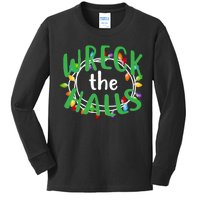 Wreck The Halls Kids Long Sleeve Shirt