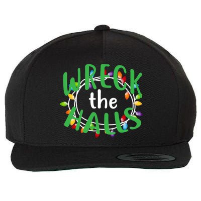 Wreck The Halls Wool Snapback Cap