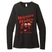 Wiener Rides Free Today Only Funny Wiener Womens CVC Long Sleeve Shirt