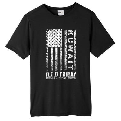 Wear Red for Deployed Kuwait R.E.D. Friday Flag Gift Tall Fusion ChromaSoft Performance T-Shirt