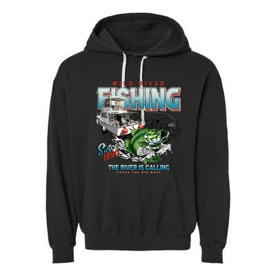 Wild River Fishing Bass Garment-Dyed Fleece Hoodie