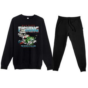 Wild River Fishing Bass Premium Crewneck Sweatsuit Set