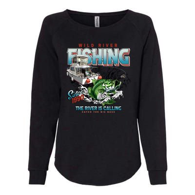 Wild River Fishing Bass Womens California Wash Sweatshirt