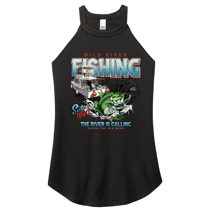 Wild River Fishing Bass Women's Perfect Tri Rocker Tank