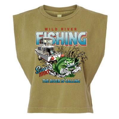 Wild River Fishing Bass Garment-Dyed Women's Muscle Tee