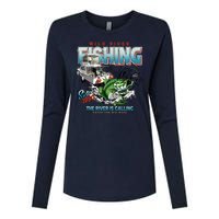 Wild River Fishing Bass Womens Cotton Relaxed Long Sleeve T-Shirt