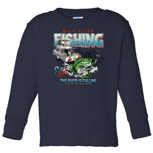 Wild River Fishing Bass Toddler Long Sleeve Shirt