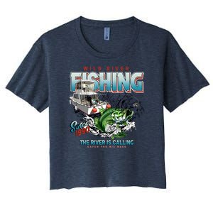 Wild River Fishing Bass Women's Crop Top Tee