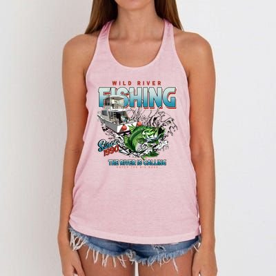 Wild River Fishing Bass Women's Knotted Racerback Tank