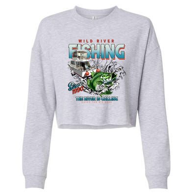 Wild River Fishing Bass Cropped Pullover Crew