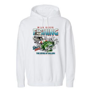 Wild River Fishing Bass Garment-Dyed Fleece Hoodie