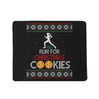 Will Run For Christmas Cookies Lady Runners Workout Gift Mousepad