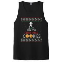 Will Run For Christmas Cookies Lady Runners Workout Gift PosiCharge Competitor Tank