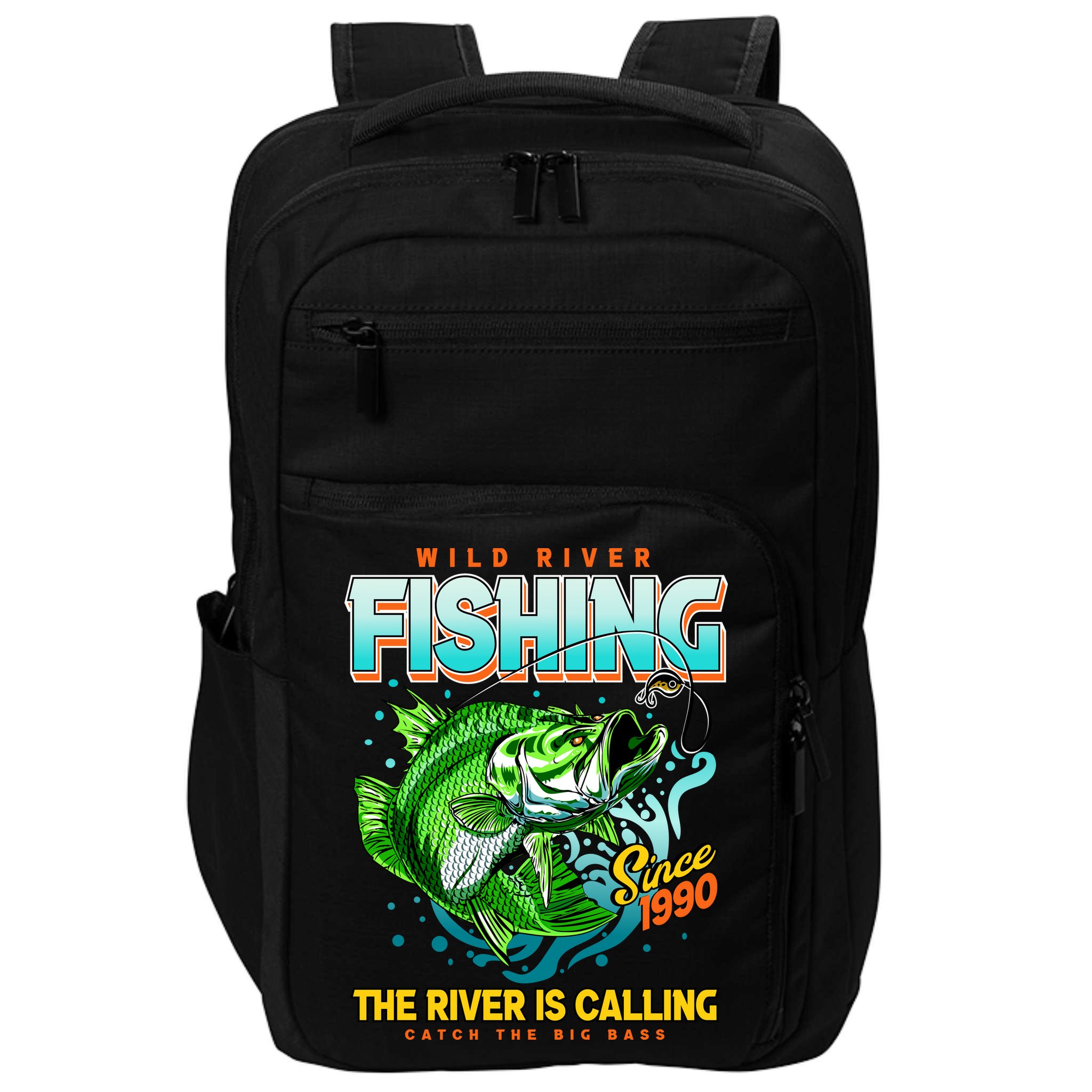 Wild River Fishing The River Is Calling Catch The Big Bass Since 1990 Impact Tech Backpack