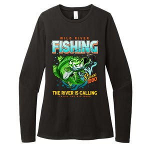 Wild River Fishing The River Is Calling Catch The Big Bass Since 1990 Womens CVC Long Sleeve Shirt