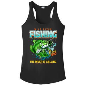 Wild River Fishing The River Is Calling Catch The Big Bass Since 1990 Ladies PosiCharge Competitor Racerback Tank