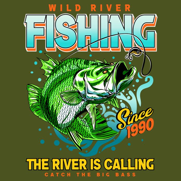 Wild River Fishing The River Is Calling Catch The Big Bass Since 1990 Backpack