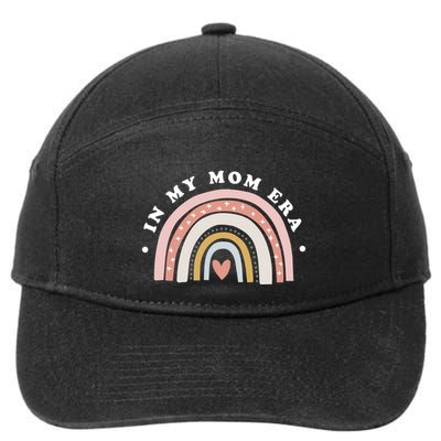 With Rainbow Funny Mother Gift 7-Panel Snapback Hat