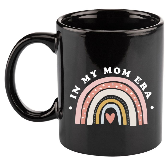 With Rainbow Funny Mother Gift 11oz C Handle Ceramic Mug