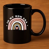 With Rainbow Funny Mother Gift 11oz C Handle Ceramic Mug