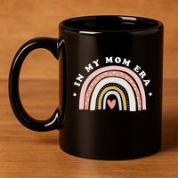 With Rainbow Funny Mother Gift 11oz C Handle Ceramic Mug