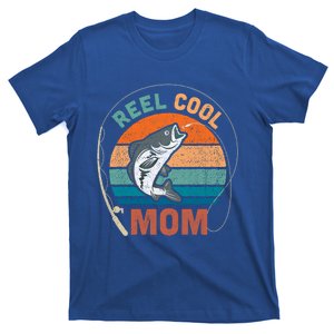 Wo Retro Funny Reel Cool Mom Fishing Mothers Day Gift T-Shirt