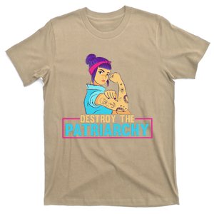 Womens Radical Feminist Feminism Destroy The Patriarchy T-Shirt