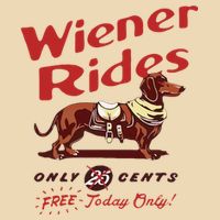 Wiener Rides Free Today Only Funny Wiener Dog Bag