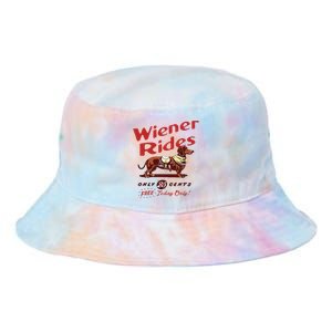 Wiener Rides Free Today Only Funny Wiener Dog Tie Dye Newport Bucket Hat