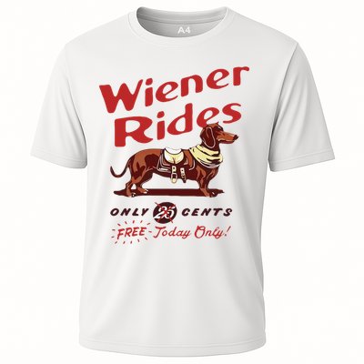 Wiener Rides Free Today Only Funny Wiener Dog Performance Shirt