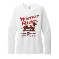 Wiener Rides Free Today Only Funny Wiener Dog Womens CVC Long Sleeve Shirt