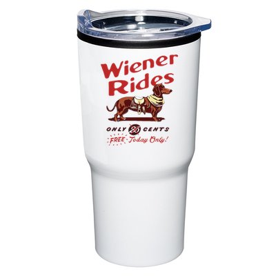 Wiener Rides Free Today Only Funny Wiener Dog Tumbler