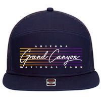 Retro Grand Canyon National Park 7 Panel Mesh Trucker Snapback Hat