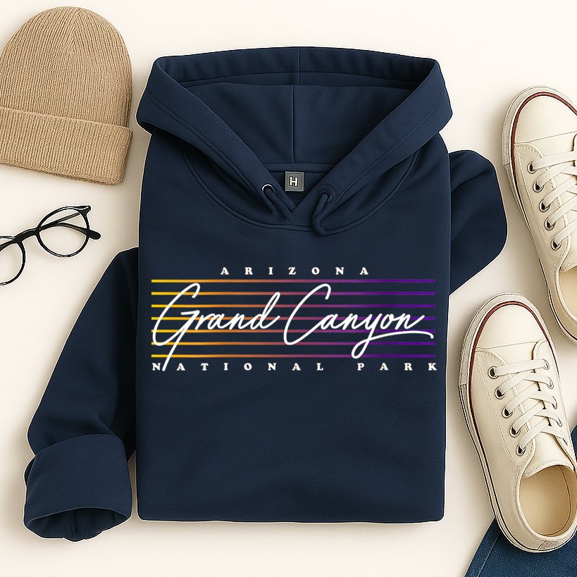Retro Grand Canyon National Park Hoodie