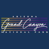 Retro Grand Canyon National Park Drawstring Bag