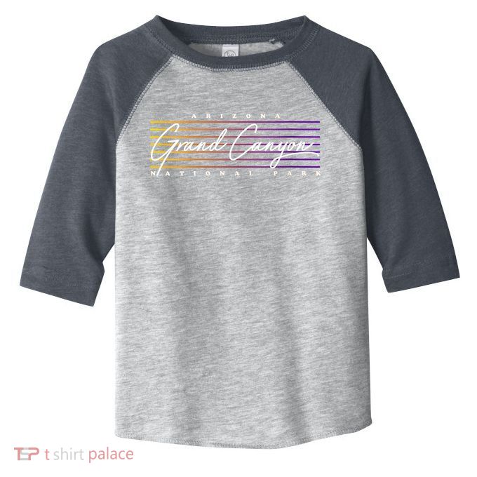 Retro Grand Canyon National Park Toddler Fine Jersey T-Shirt