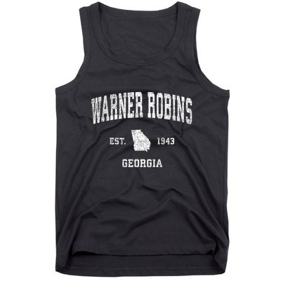 Warner Robins Georgia Ga Vintage Sports Tank Top