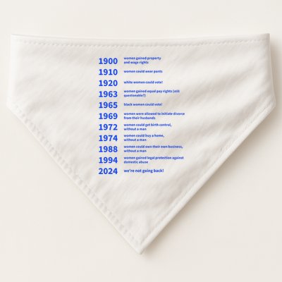 Women Rights Gained By Date Motivation USA-Made Doggie Bandana