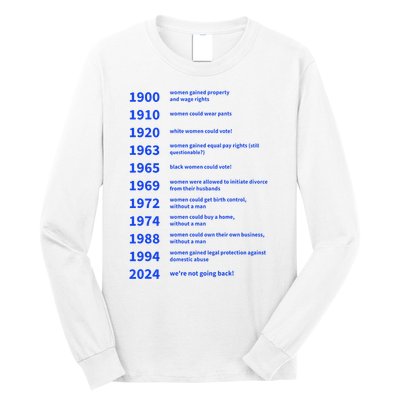 Women Rights Gained By Date Motivation Long Sleeve Shirt