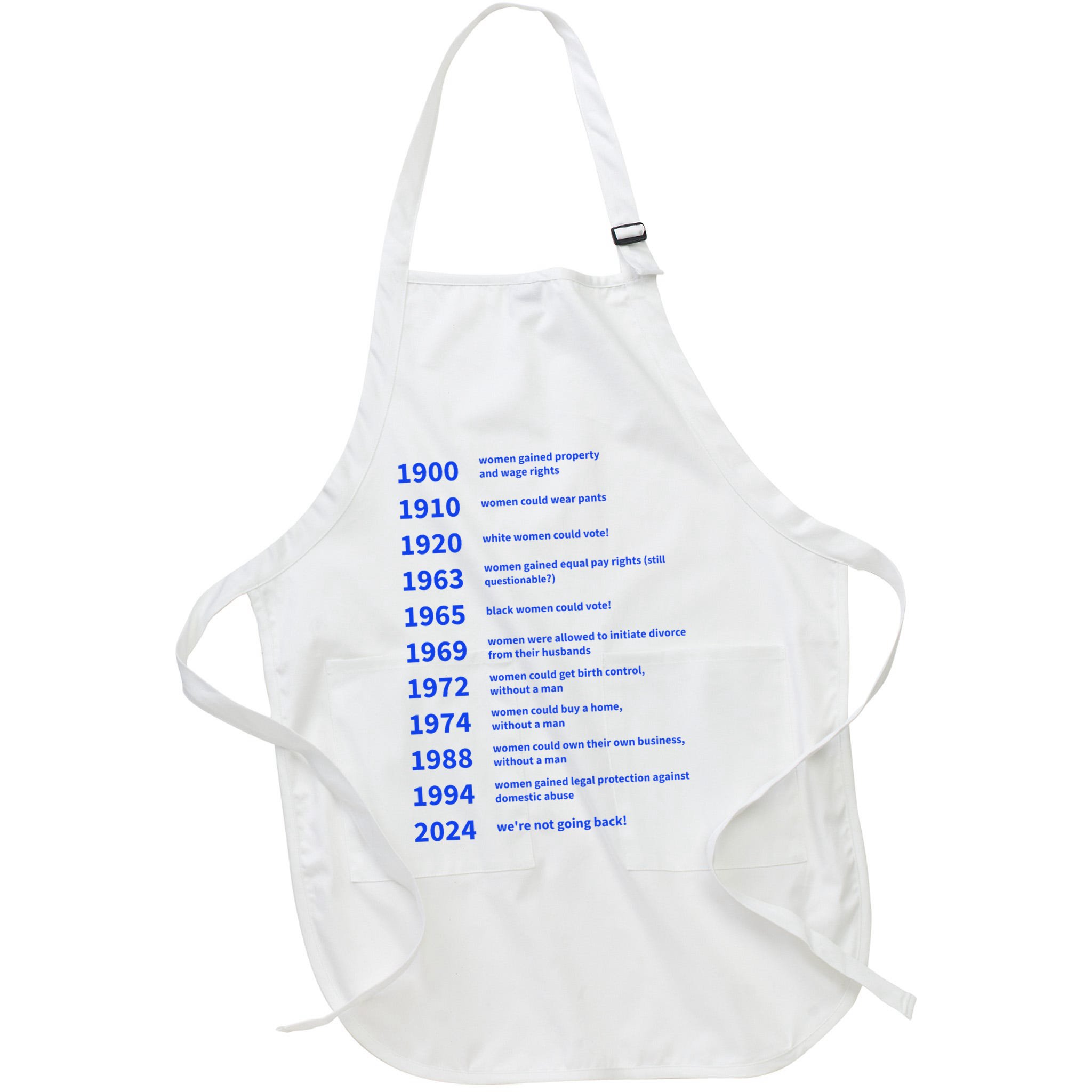 Women Rights Gained By Date Motivation Apron