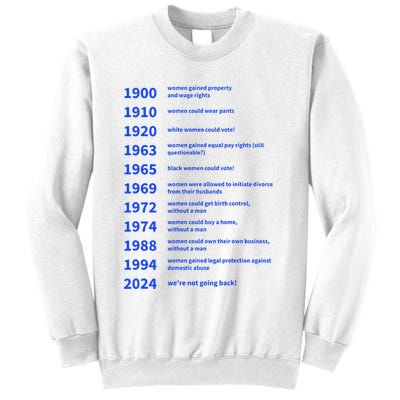 Women Rights Gained By Date Motivation Sweatshirt